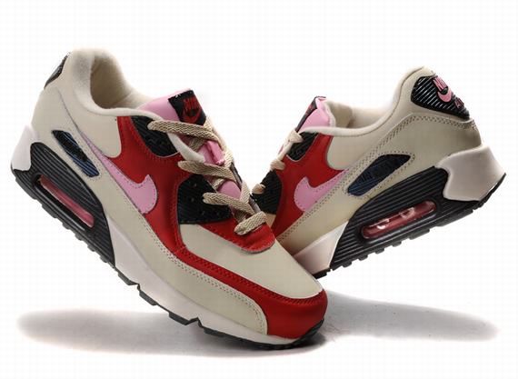 New Men'S Nike Air Max Burlywood / Black/Red
